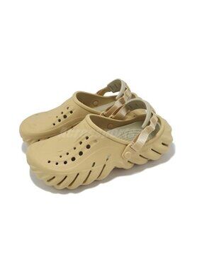 Brand New Crocs Unisex-Adult Echo Clogs - Wheat Size 7 Women/5 Men